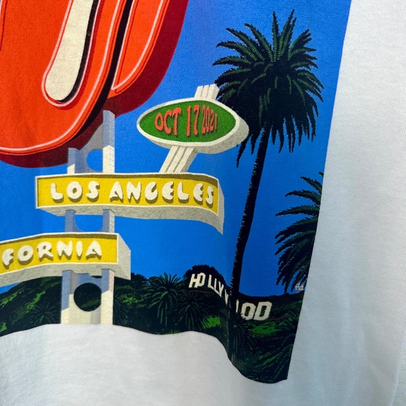 Rolling Stones 2021 Tour Los Angeles Concert Graphic T Shirt - Small - NWOT - Picture 4 of 7